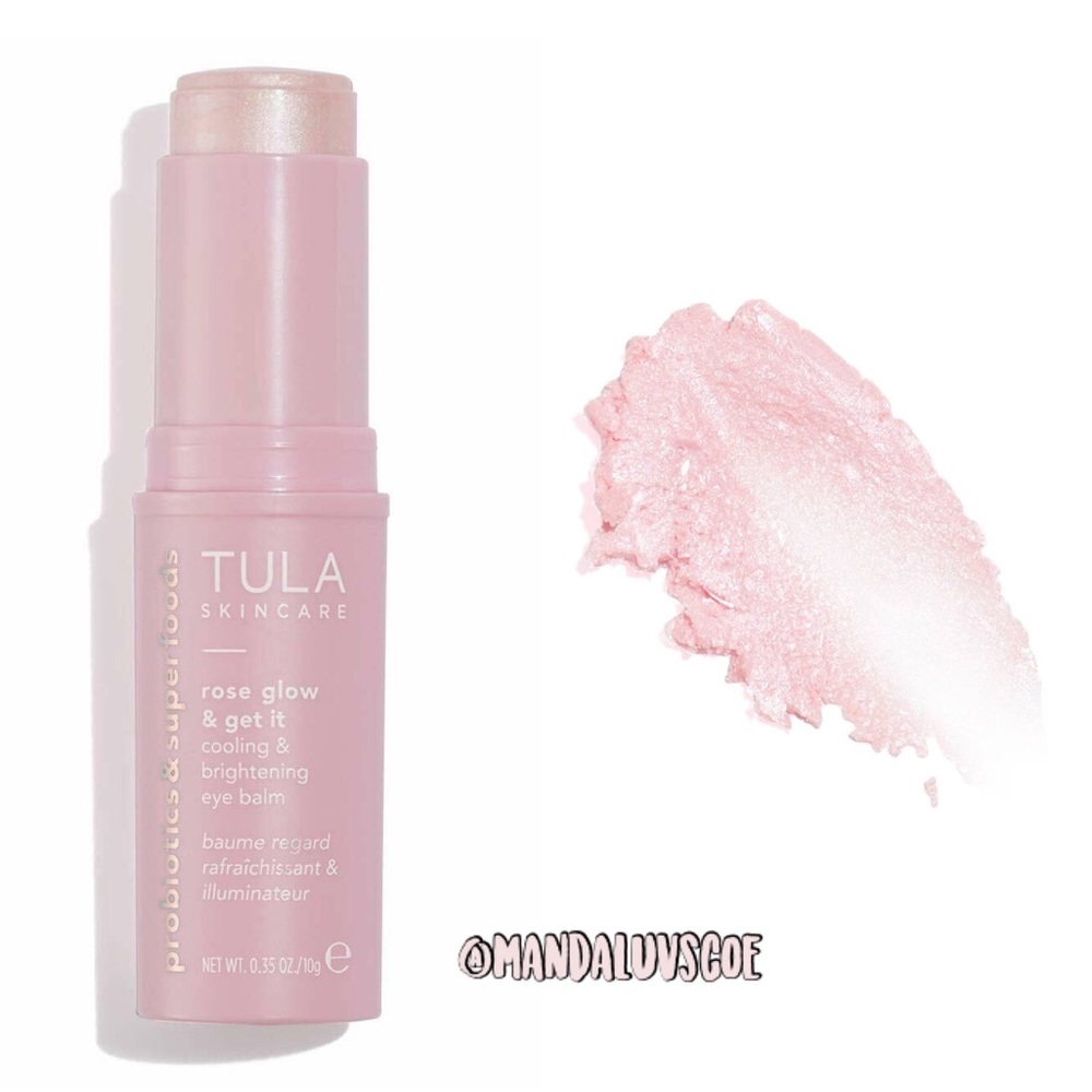 💗TULA Rose Glow & Cooling & Brightening Eye Balm
